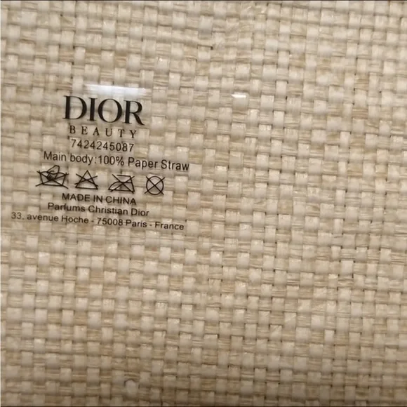 DIOR "Around te World" Dioriviera
Raffia Tote - Picture 4 of 8